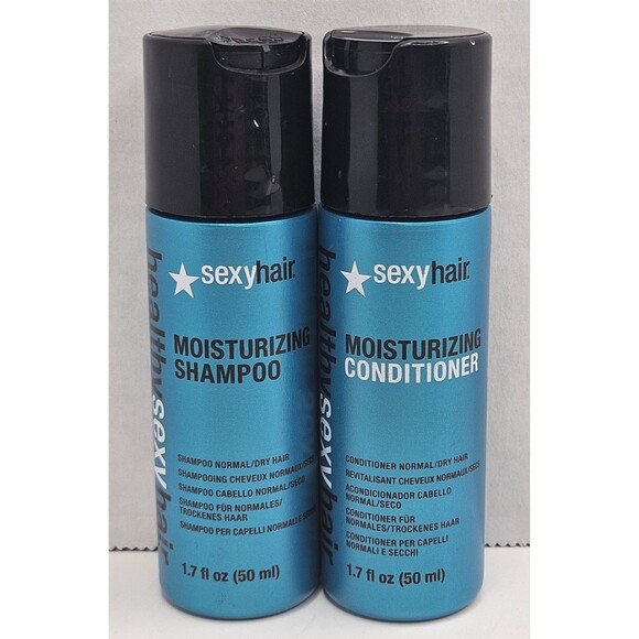 Sexy Hair Moisturizing Shampoo & Conditioner 1.7oz Ea Travel Size New - Picture 1 of 2